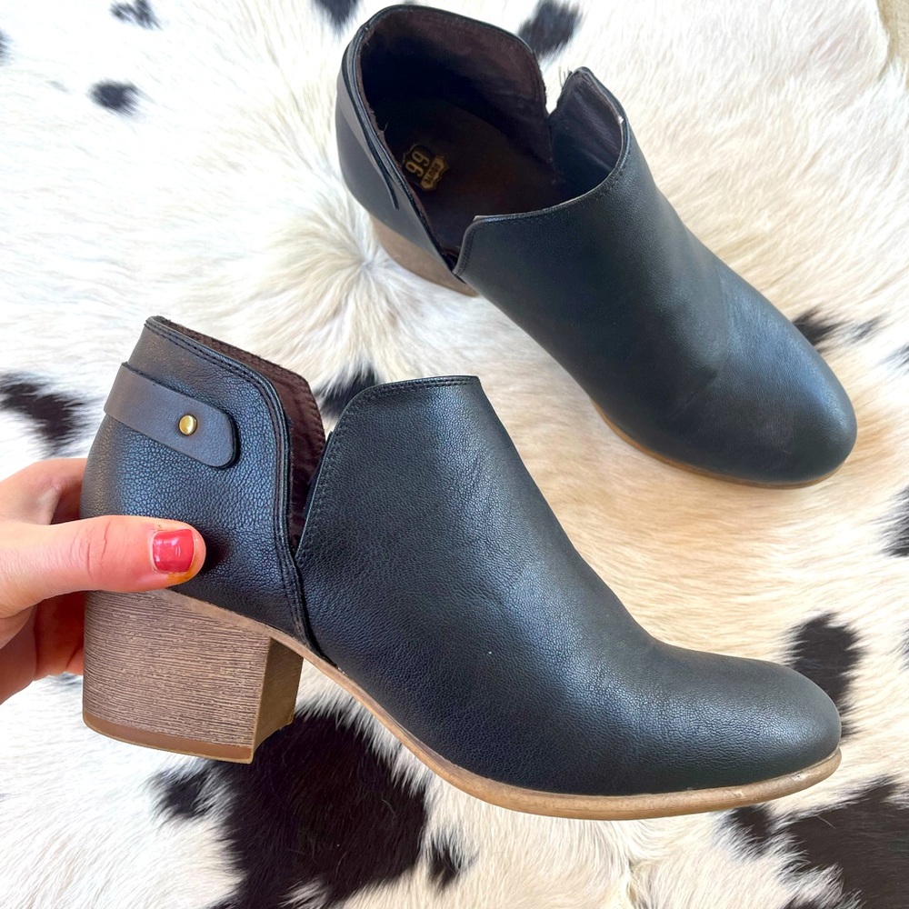 Black booties